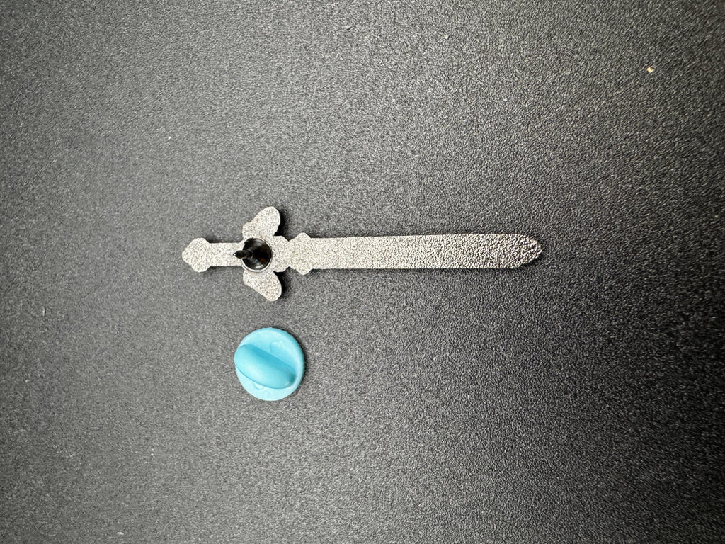 Pixel Master Sword Enamel Pin - 2" (Final Run)