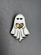 How to Haunt Ghost Enamel Pin – 1.5"