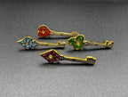 Resident Evil RPD Keys Enamel Pin Set - 1.5"