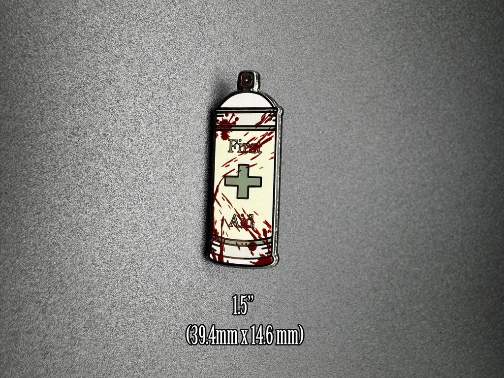 Zombie First Aid Spray Enamel Pin - 1.5 in - Resident Evil