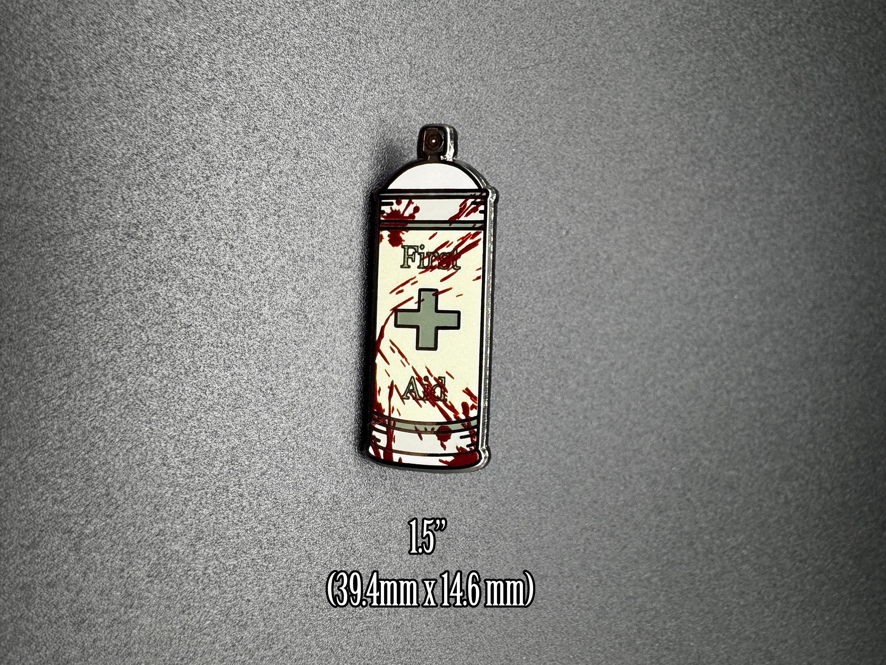 Zombie First Aid Spray Enamel Pin - 1.5 in - Resident Evil