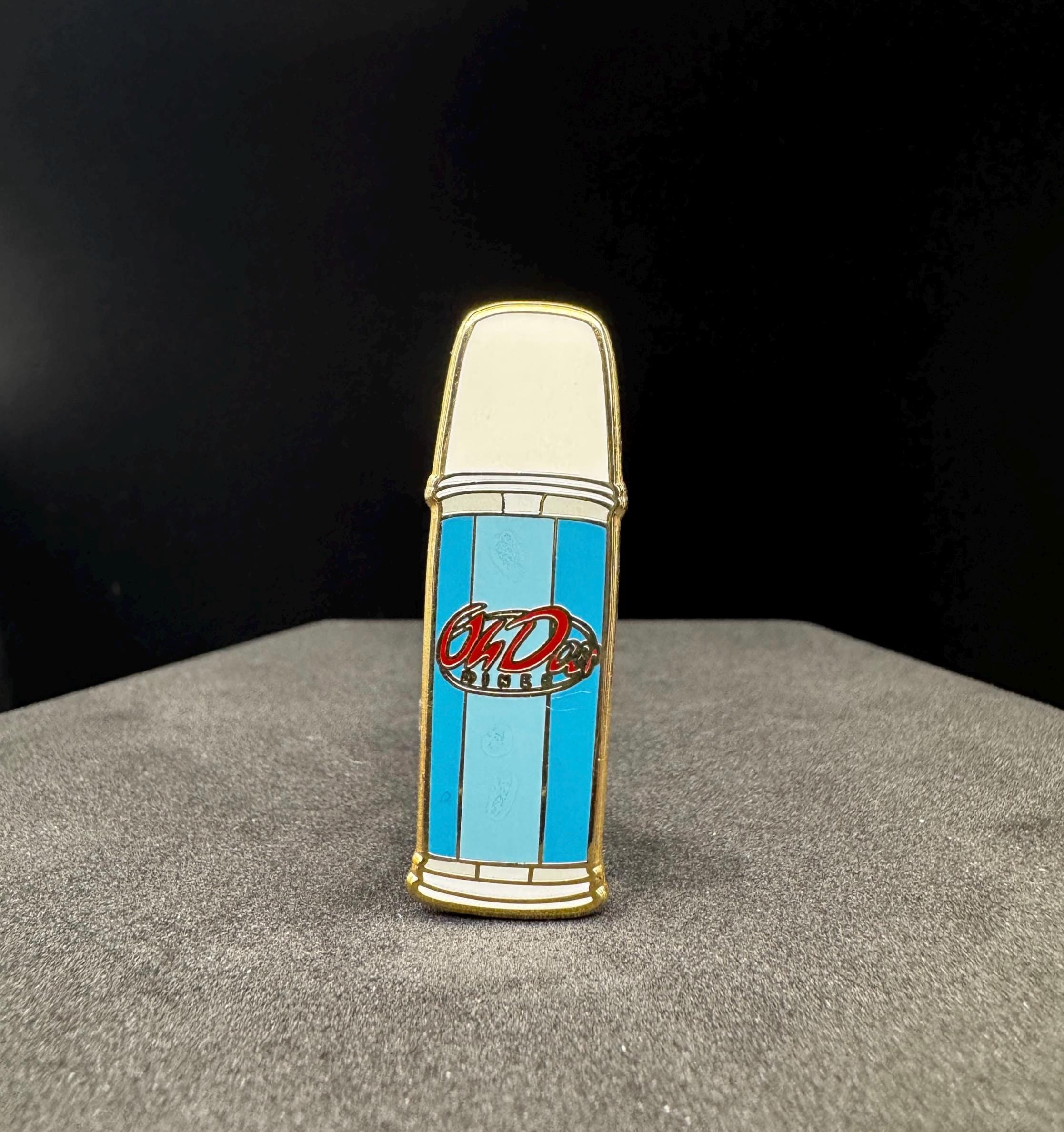 Oh Deer Diner Thermos Enamel Pin - 1.5"