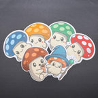 Fantasy Mushroom Stickers 3" Vinyl Stickers (Sproutling Series)