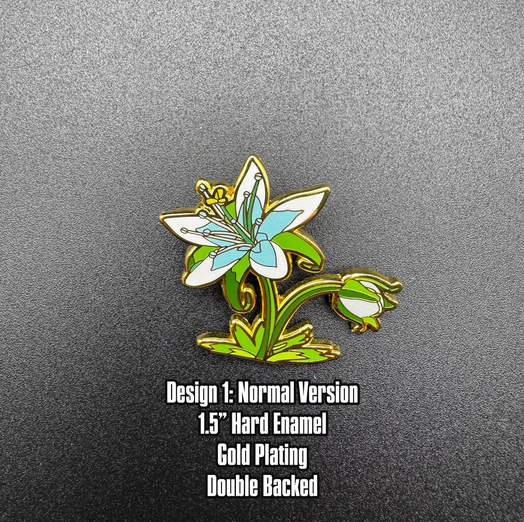 Silent Princess Enamel Pin - 1.5"