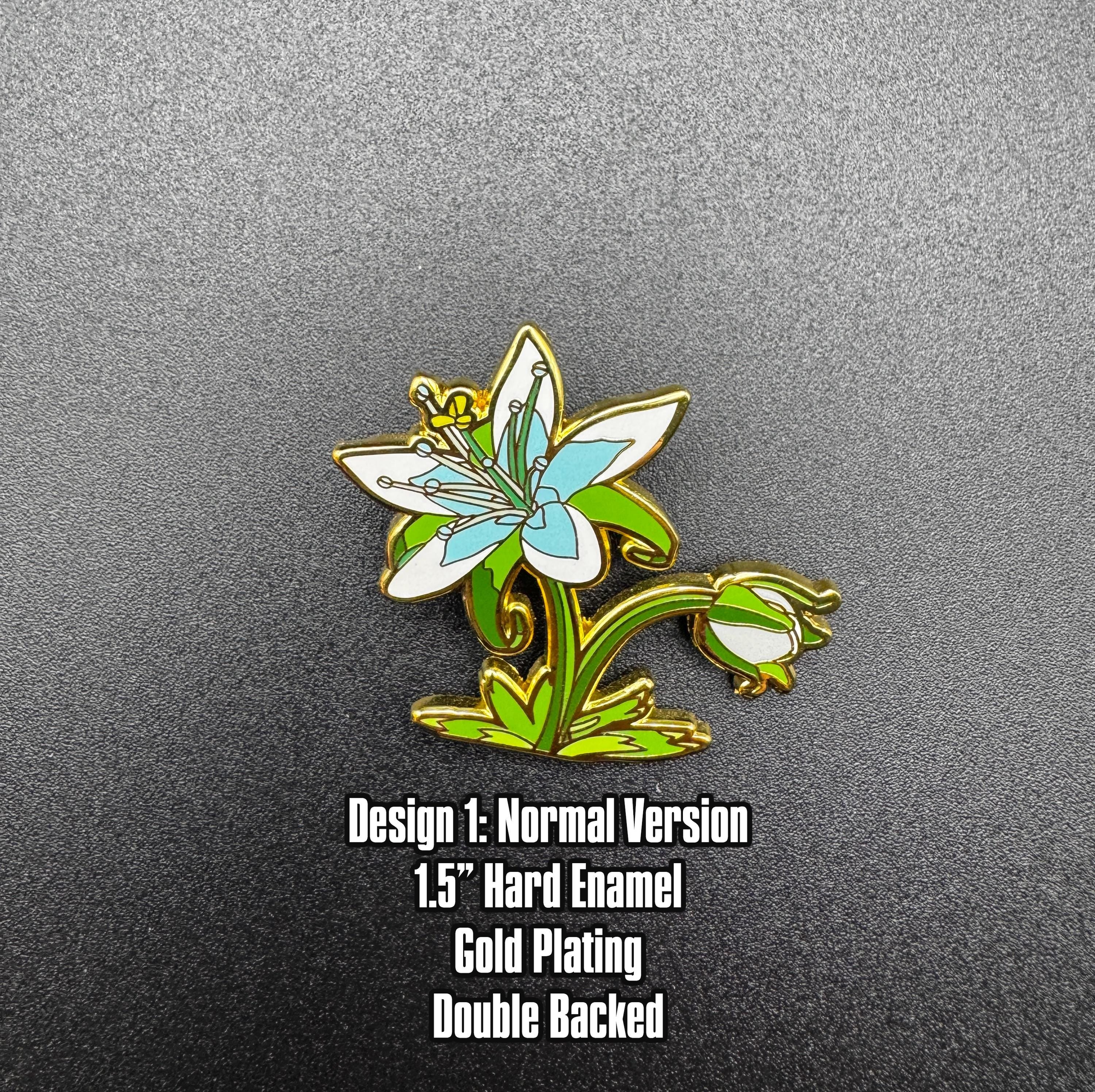 Silent Princess Enamel Pin - 1.5"