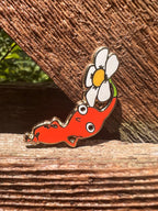 Red Pikmin Enamel Pin - 1.25 in