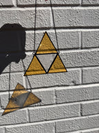 Zelda Triforce Small Stained Glass Window Suncatcher – Zelda (5 Inch)