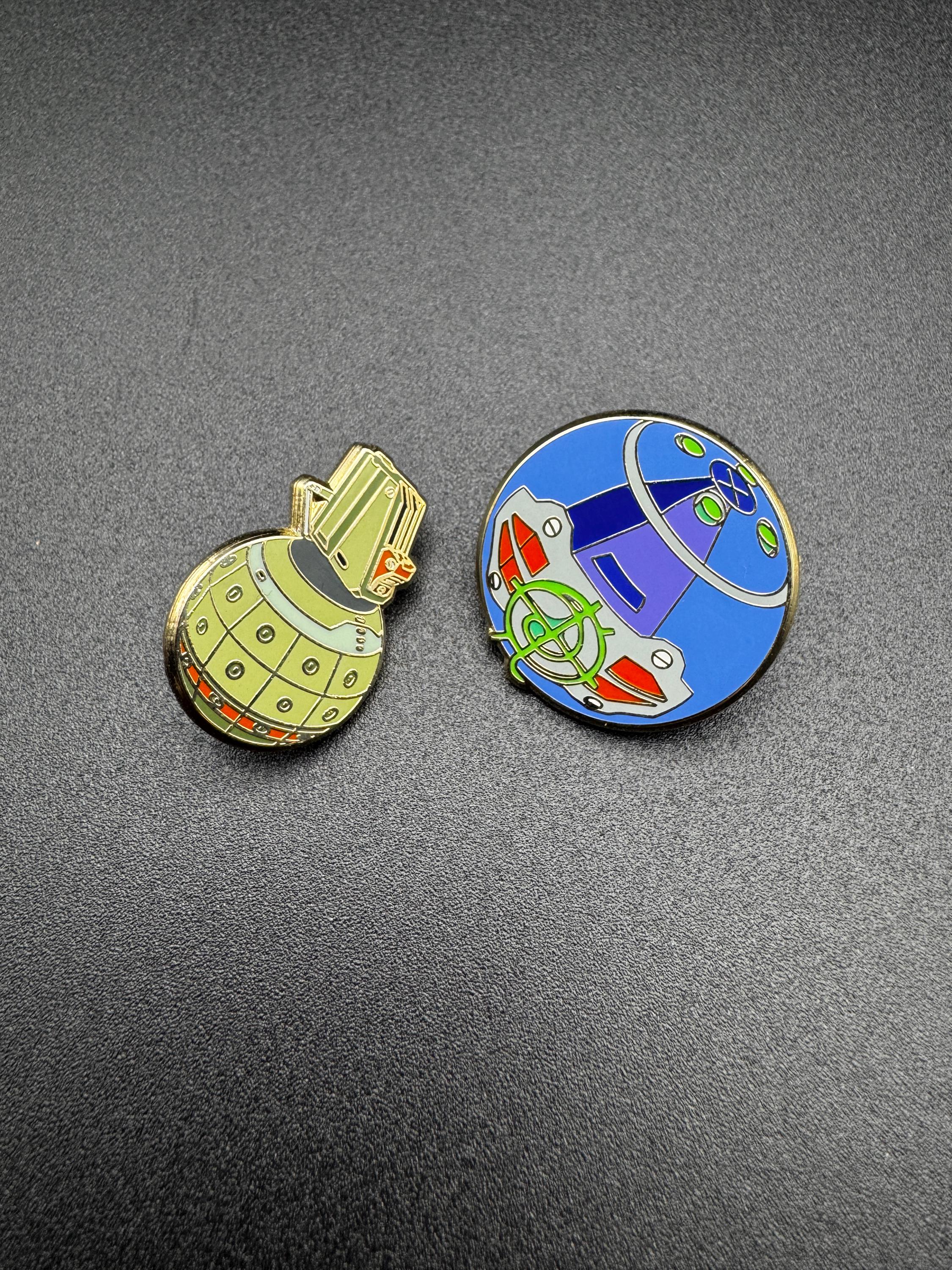 Alien Grenade Pin Set - 1.5" (Final Run)