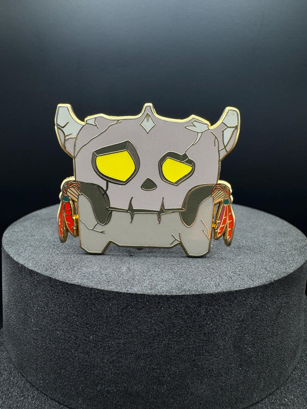 Monster Treasure Chest Enamel Pin – 2" (Final Run)
