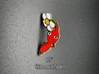 Red Pikmin Enamel Pin - 1.25 in