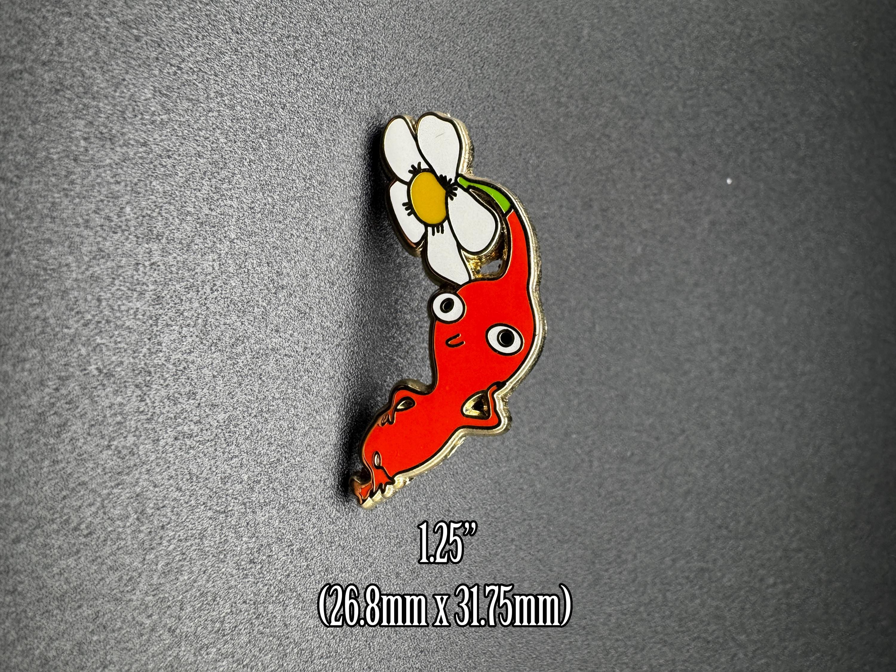 Red Pikmin Enamel Pin - 1.25 in