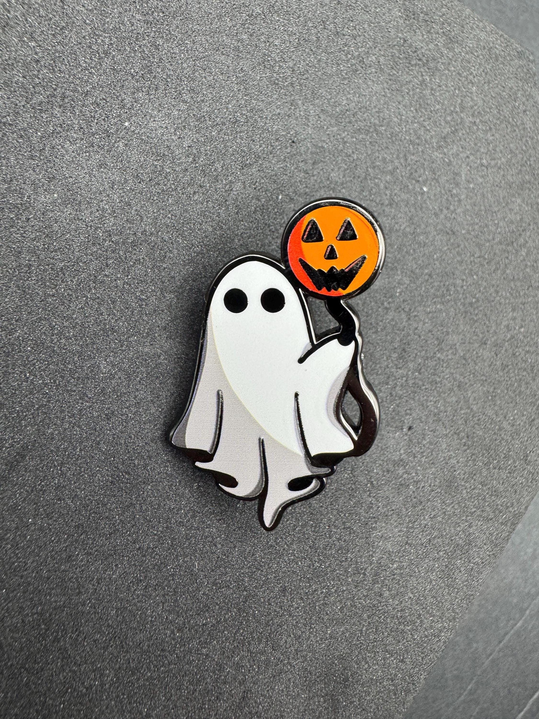 Ghost Balloon Enamel Pin - 1.5"
