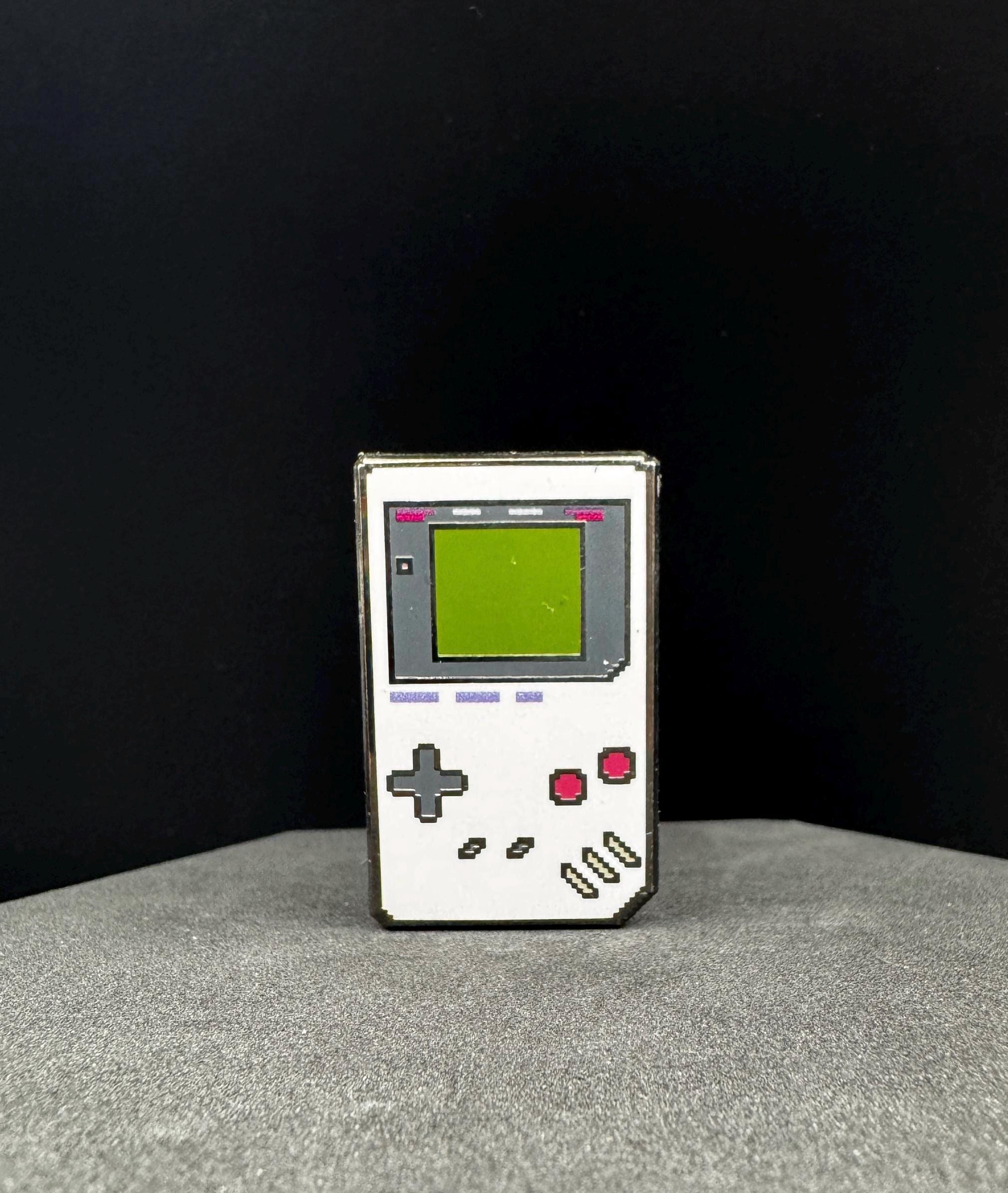 Retro Video Game Handheld Enamel Pin -1.5" (Final Run)