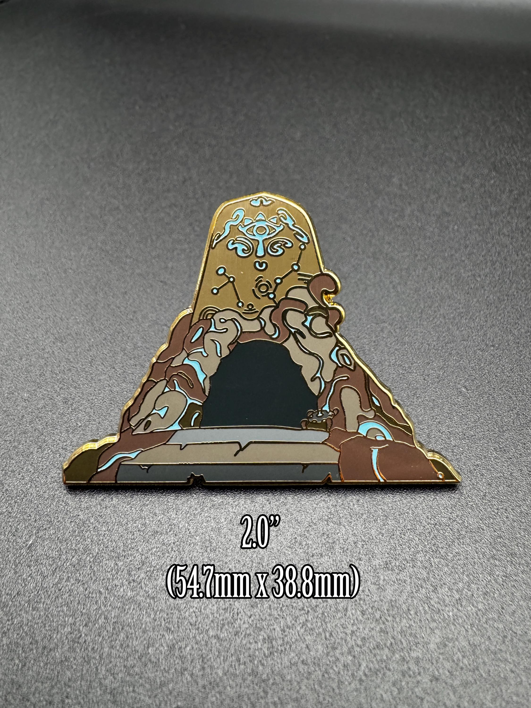 Zelda Shrine Enamel Pin- 1.5" (Final Run)