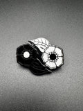 Yin Yang Flowers Enamel Pin - 1.25" (Final Run)