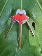 Red Pikmin Onion Enamel Pin - 2" (Final Run)