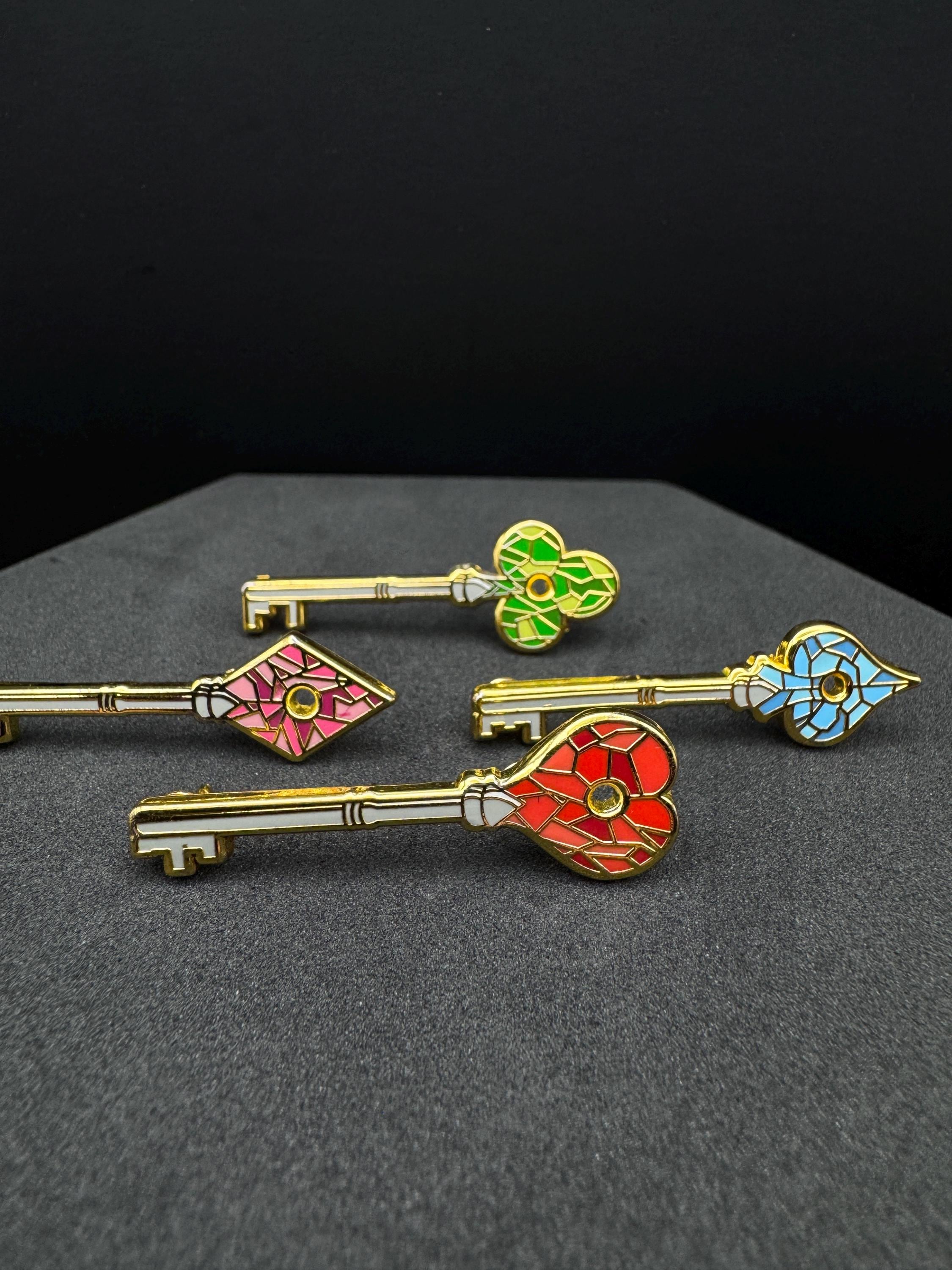 Resident Evil RPD Keys Enamel Pin Set - 1.5"