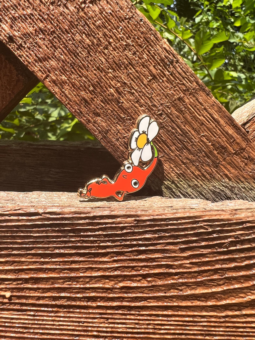 Red Pikmin Enamel Pin - 1.25 in