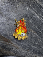 Souls Bonfire Enamel Pin - 1.5"