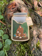 Bigfoot Sasquatch Terrarium Enamel Pin - 2" (Cryptidrarium Series)