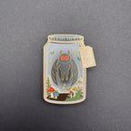 Mothman Terrarium Enamel Pin - 2" (Cryptidrarium Series)
