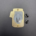 Mothman Terrarium Enamel Pin - 2" (Cryptidrarium Series)