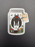 Mothman Cryptidrarium 3" Gloss Sticker