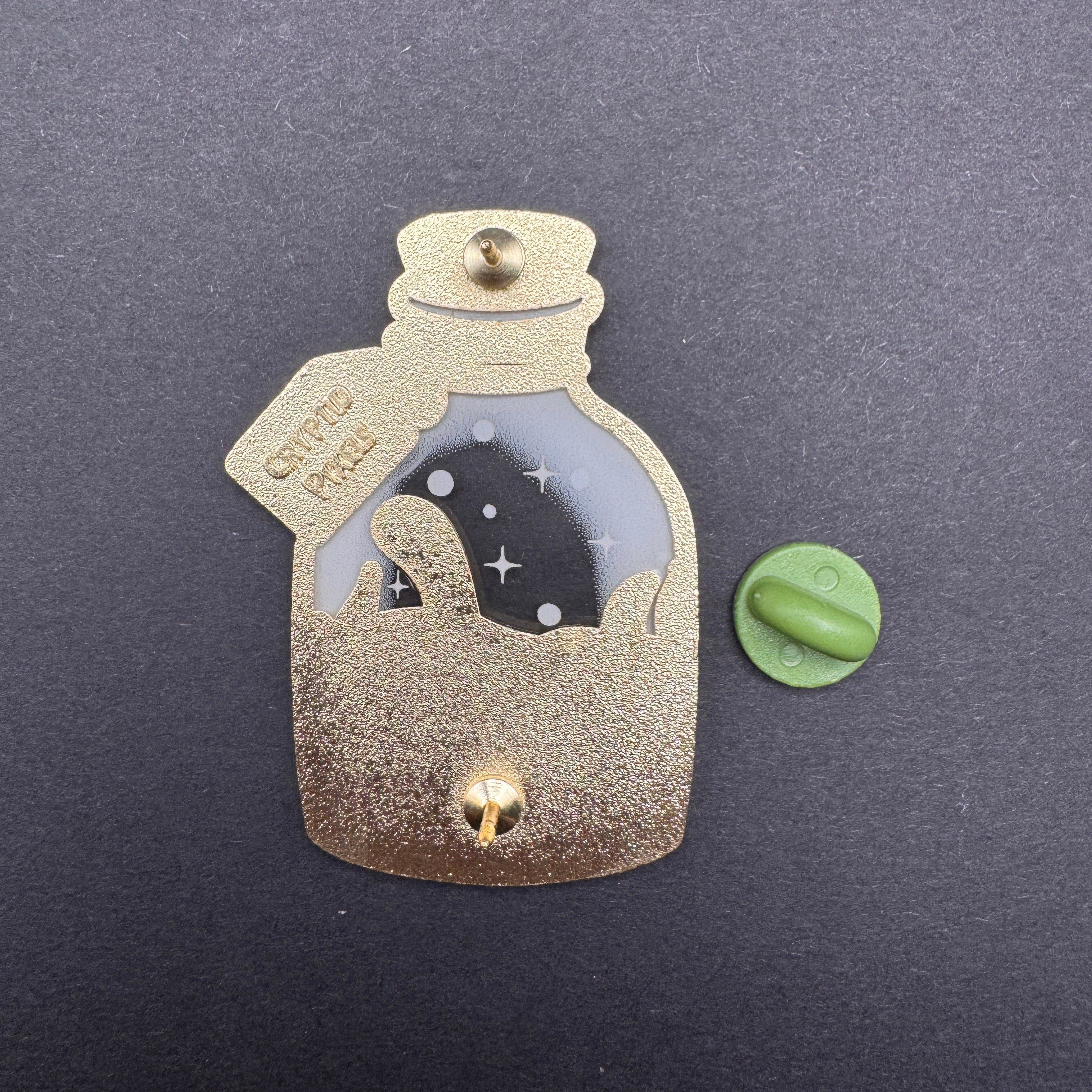 Nessie Lochness Monster Terrarium Enamel Pin - 2" (Cryptidrarium Series)