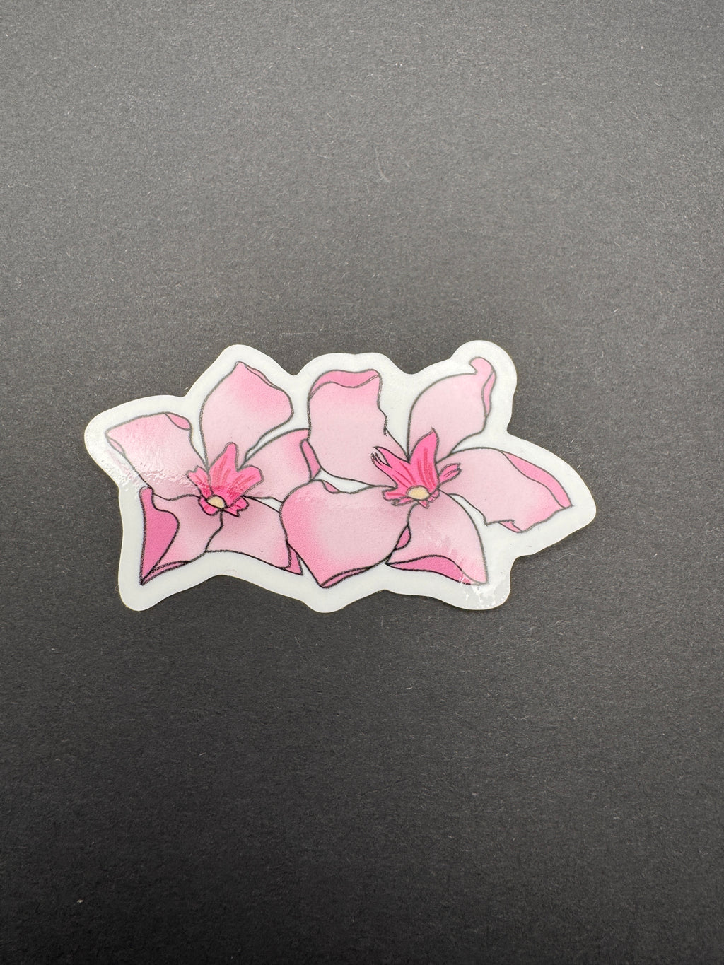 Oleander Flower 3" Gloss Sticker