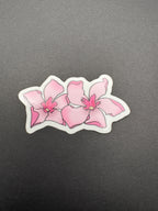 Oleander Flower 3" Gloss Sticker