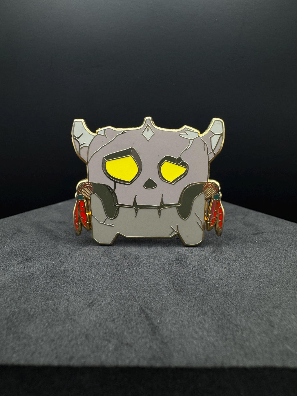 Monster Treasure Chest Enamel Pin – 2" (Final Run)