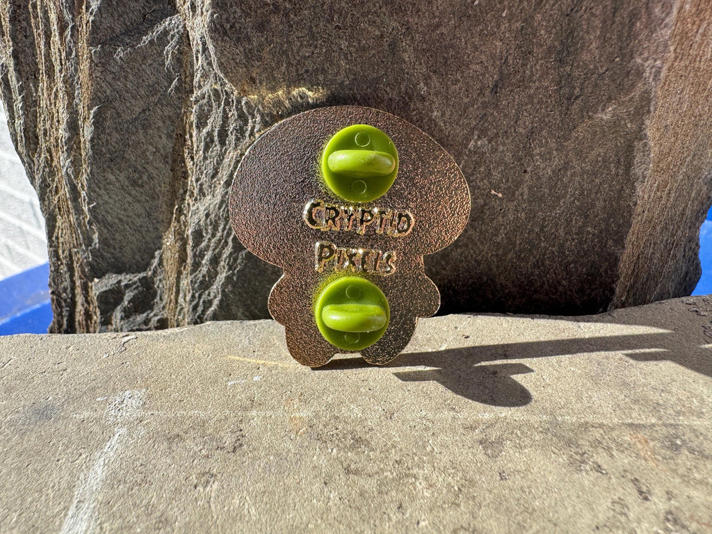 Mushroom Creature Enamel Pin – 1.5" (Sproutling Series)