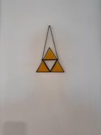 Zelda Triforce Small Stained Glass Window Suncatcher – Zelda (5 Inch)