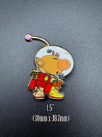 Captain Olimar Pikmin Enamel Pin - 1.5"