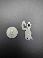 Raccoon Thief Bottle & Cane Enamel Pin - 1.5"