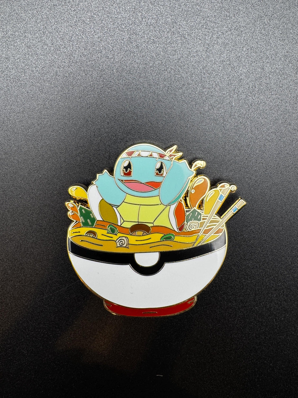 Squirtle Ramen Bowl Enamel Pin - 2.25" (Final Run)