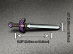 Pixel Master Sword Enamel Pin - 2" (Final Run)