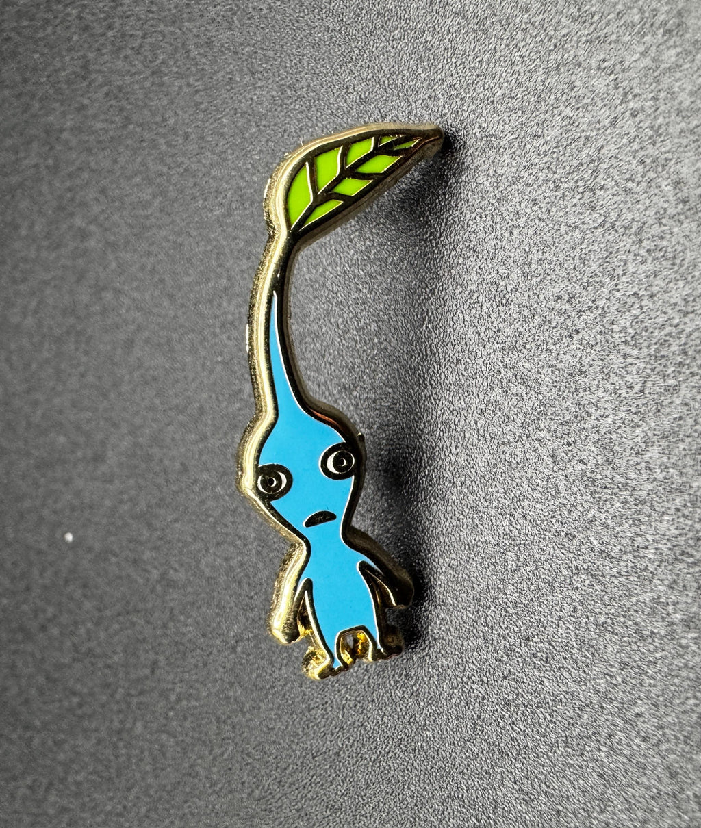 Blue Pikmin Enamel Pin - 1.25''