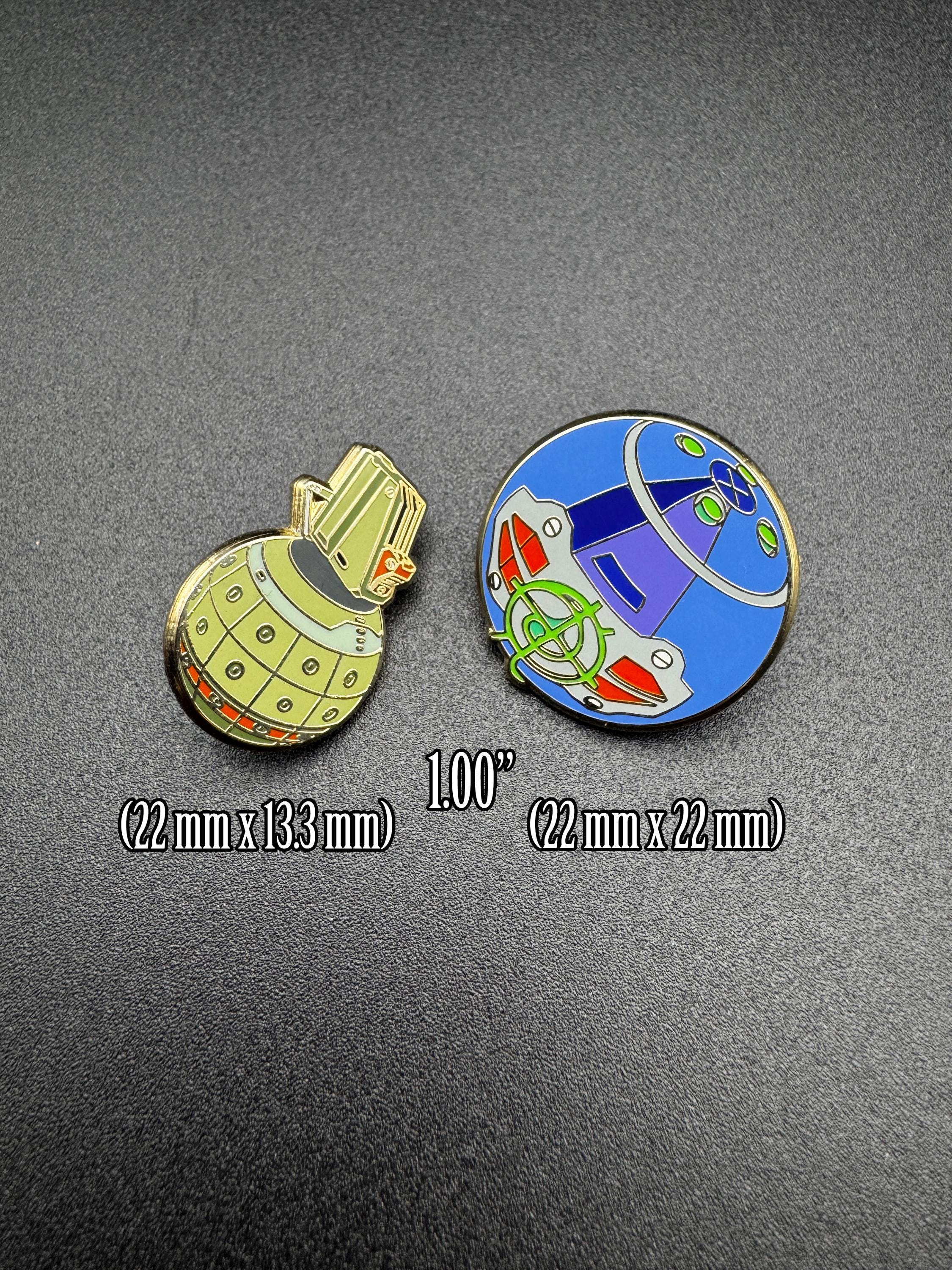 Alien Grenade Pin Set - 1.5" (Final Run)