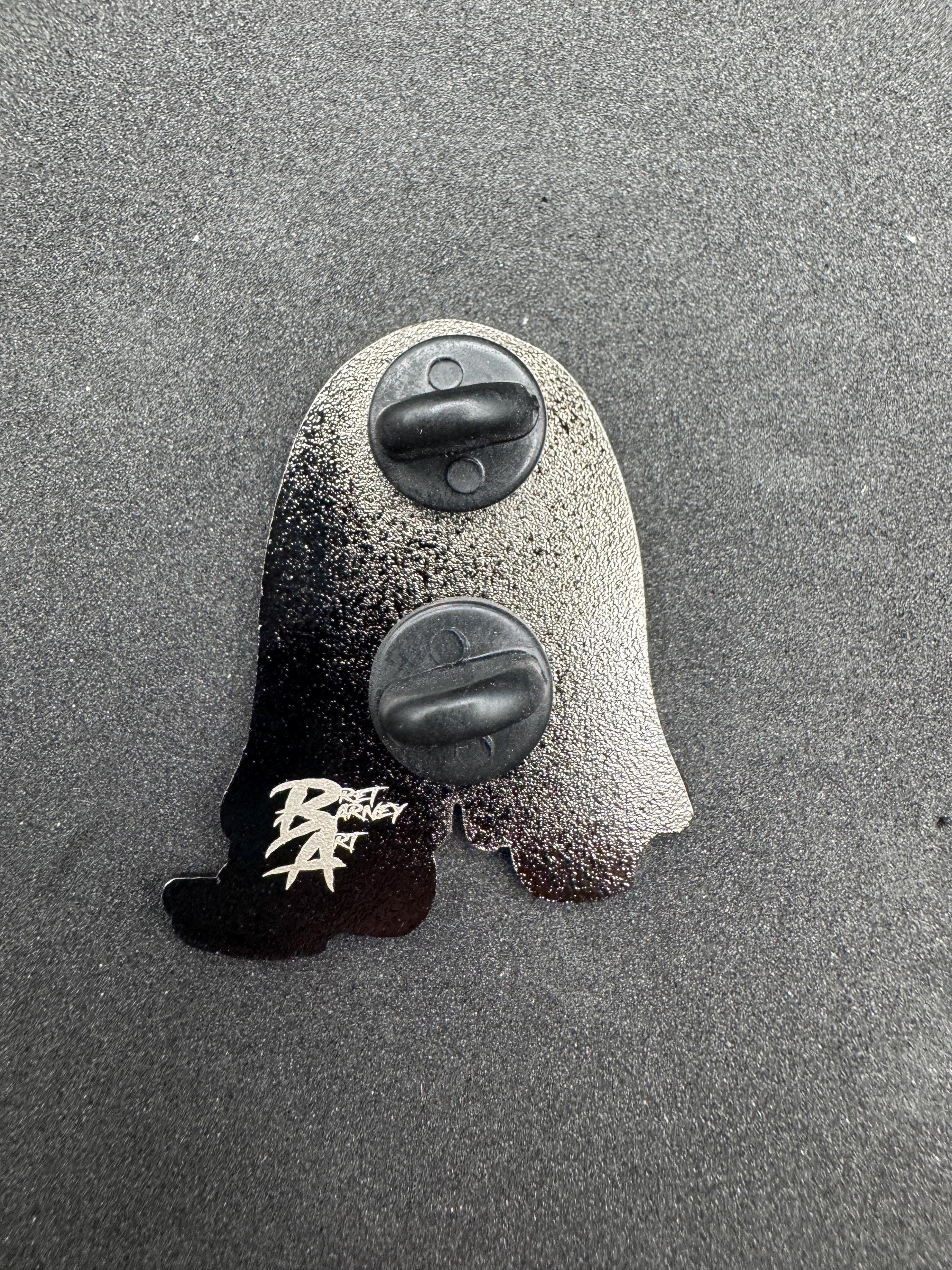 Ghost Coffee Enamel Pin - 1.5"