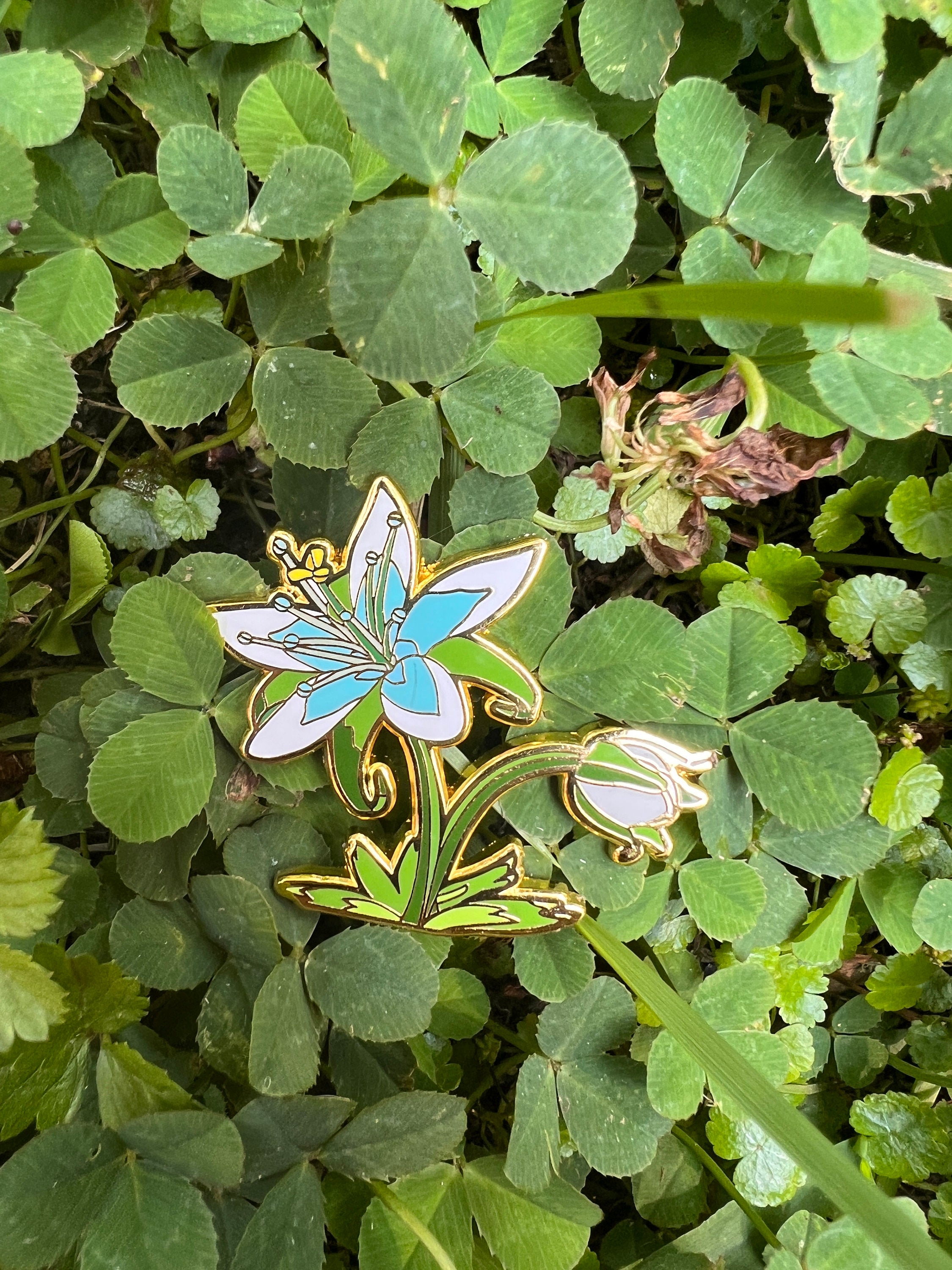Silent Princess Enamel Pin - 1.5"