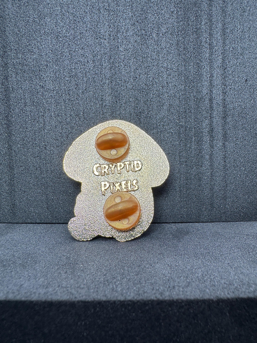 Coffee Mushroom Enamel Pin – 1.5" (Sproutling Series)