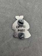 Pixel Sleeping Mushroom Enamel Pin – 1.5" (Sproutling Series)