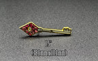 Resident Evil RPD Diamond Key Enamel Pin 1.5"