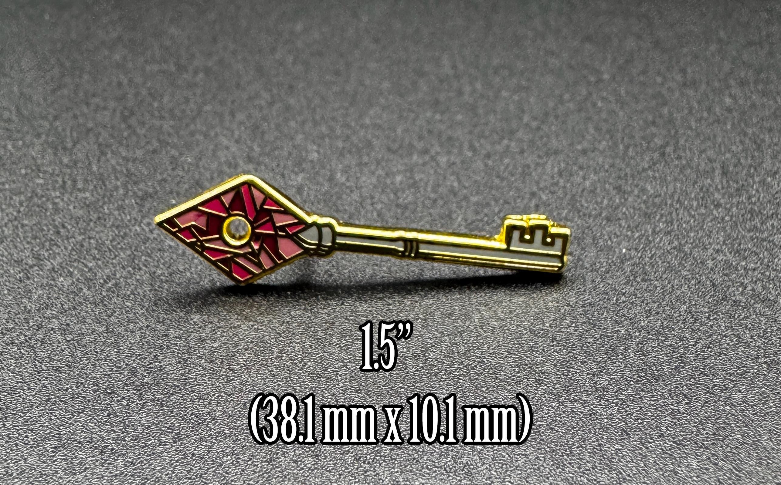 Resident Evil RPD Diamond Key Enamel Pin 1.5"