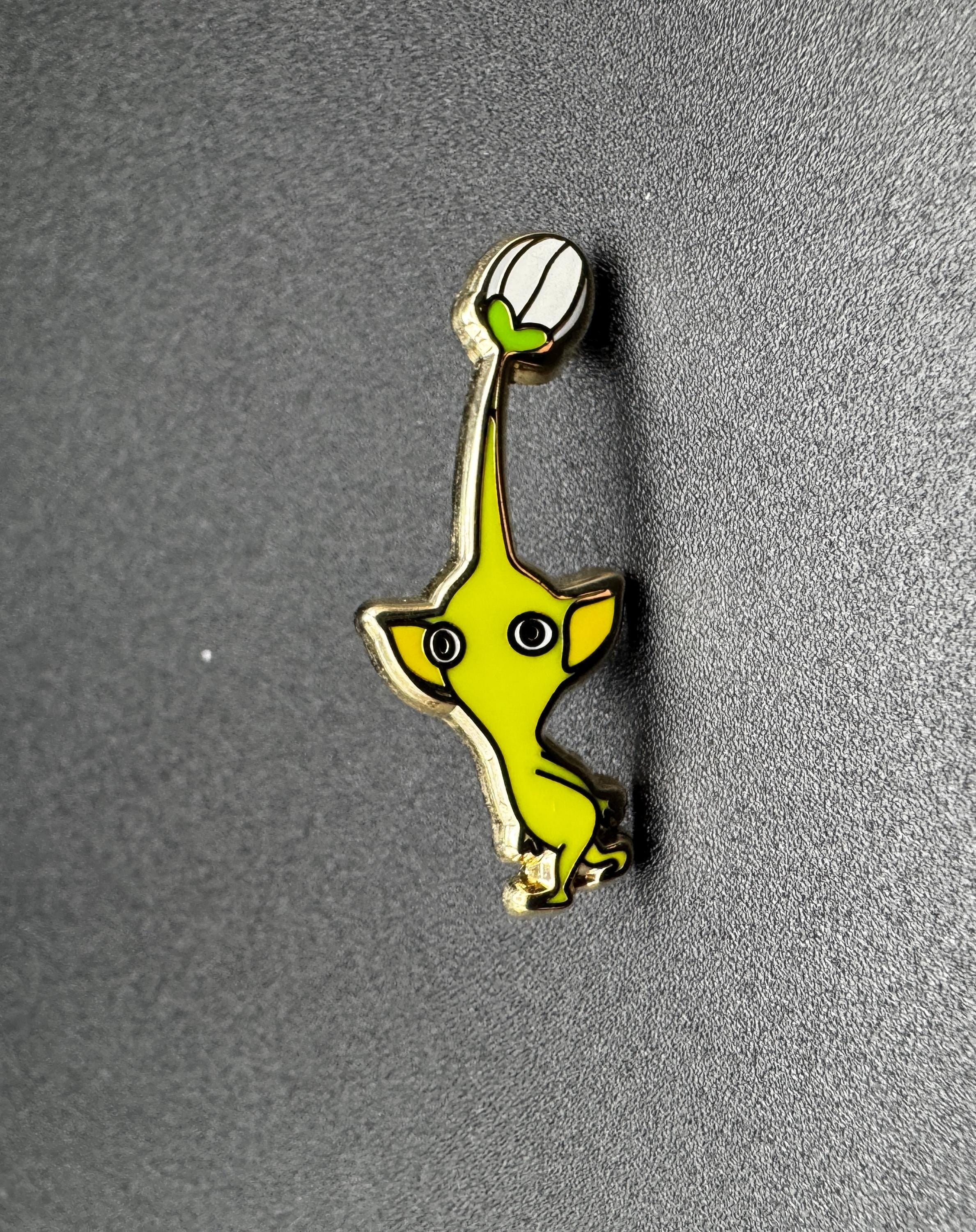 Yellow Pikmin Enamel Pin - 1.25"