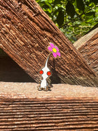 White Pikmin Enamel Pin - 1.25"