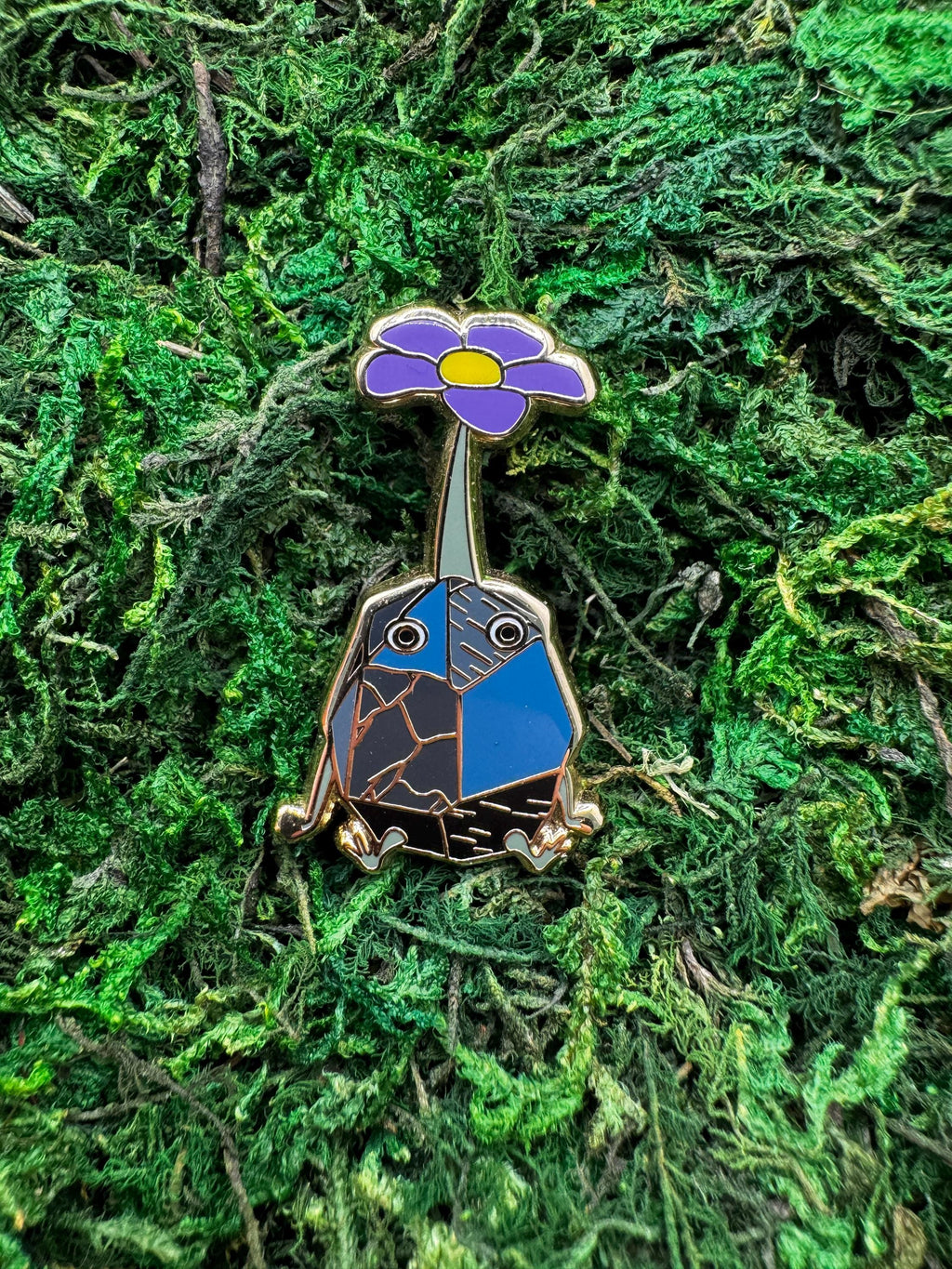 Rock Pikmin Enamel Pin - 1.25"