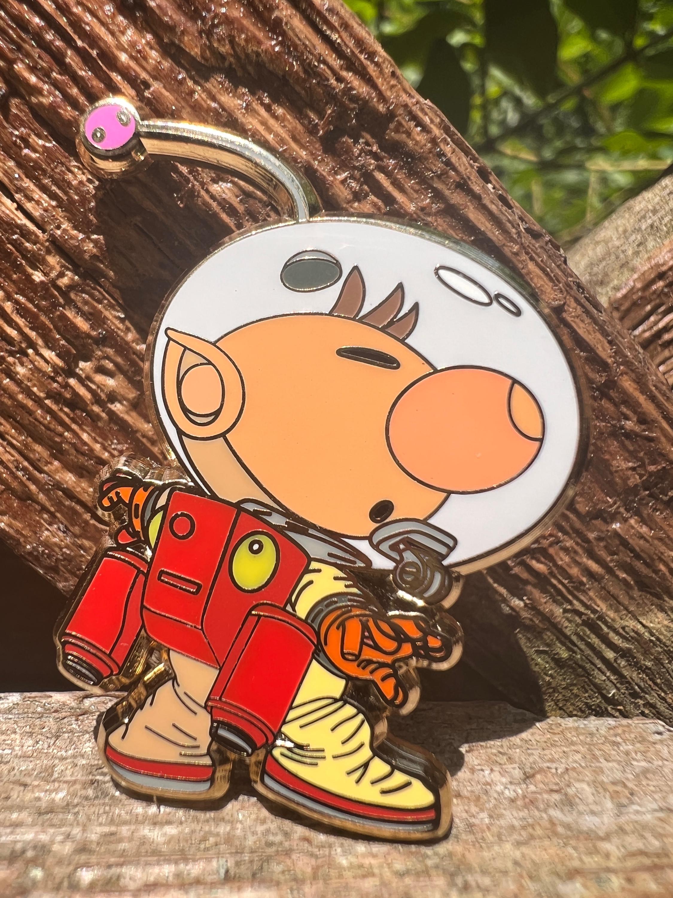 Captain Olimar Pikmin Enamel Pin - 1.5"