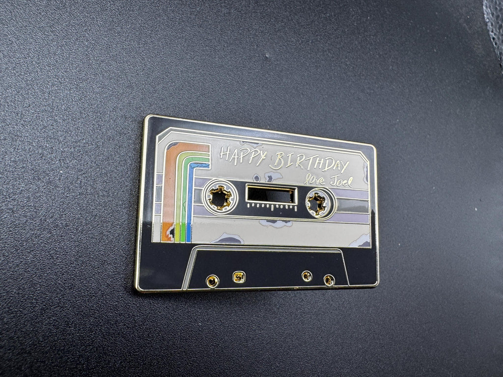 Ellies Birthday Tape Enamel Pin - 2" (Final Run)